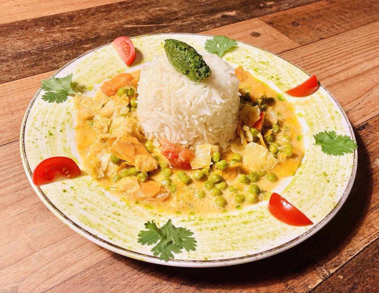 Das Rezept für ein mildes rotes Thaicurry
