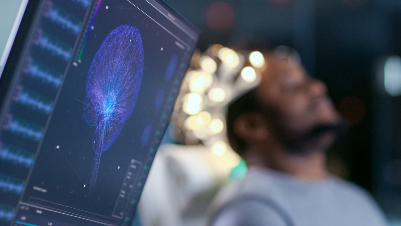 Gehirnwellen lesen durch ein EEG gogreen