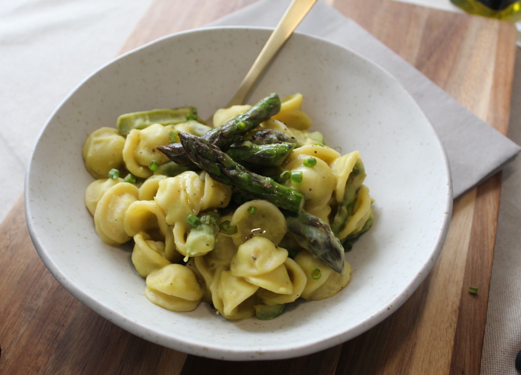 Rezept mit grünem Spargel