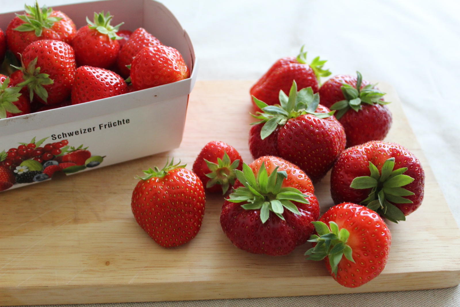 Erdbeeren pflücken