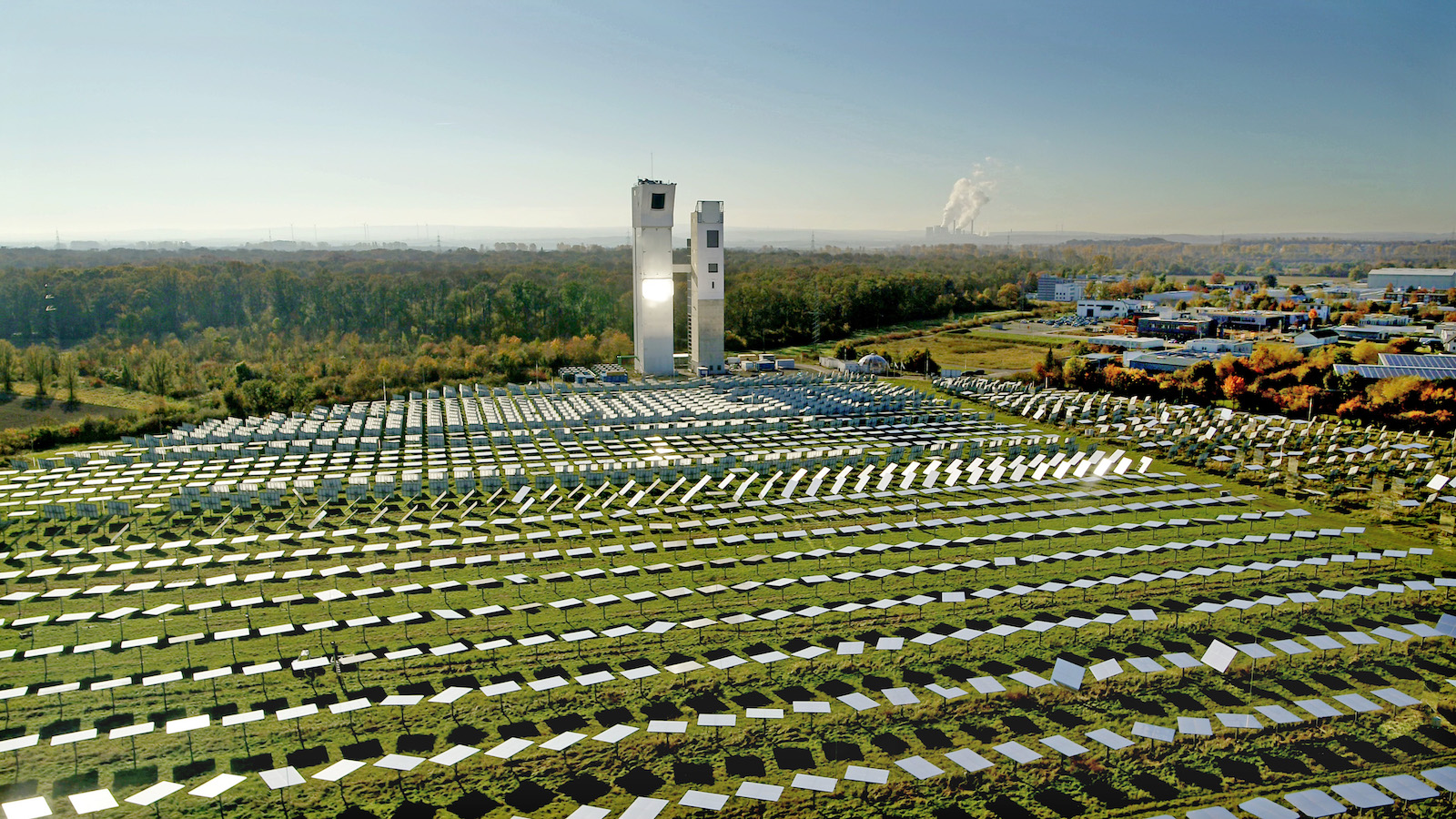 Solartreibstoff Testanlage
