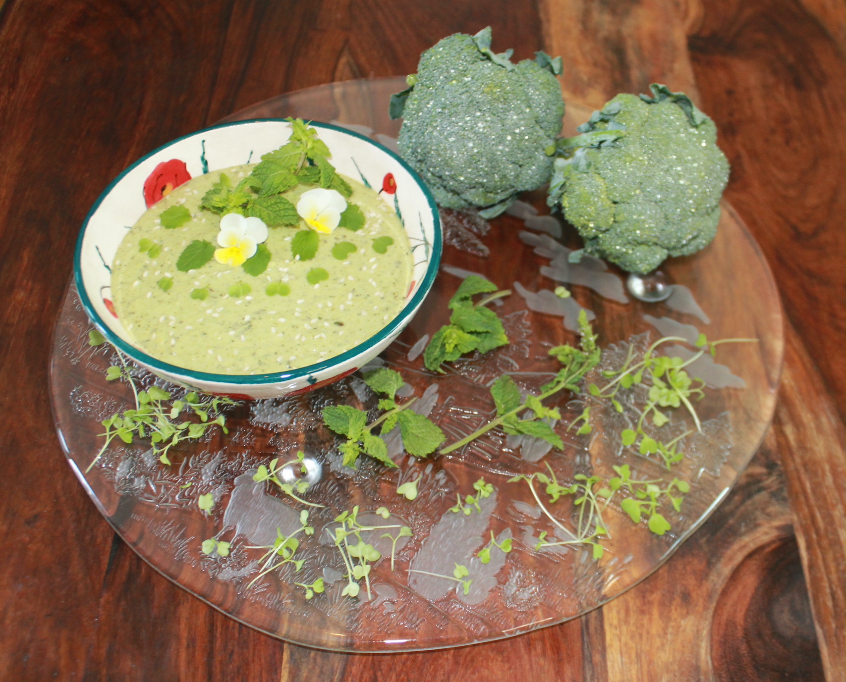 Vegane Brokkolisuppe