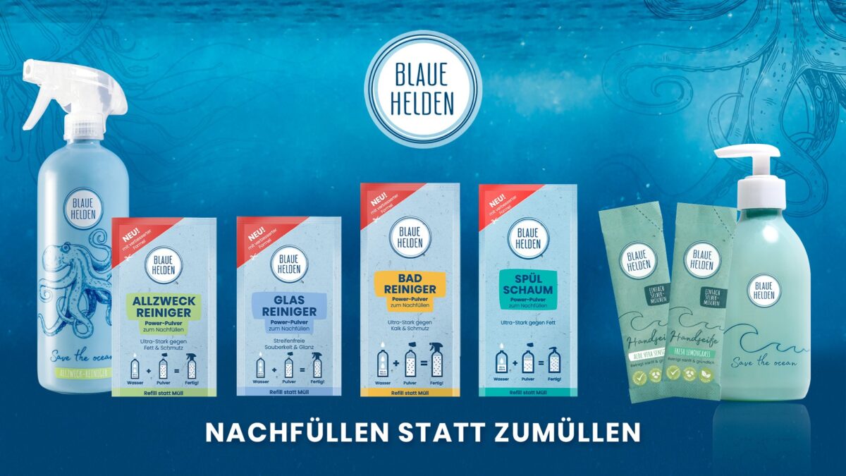 Blaue Helden Nachfüllbeutel