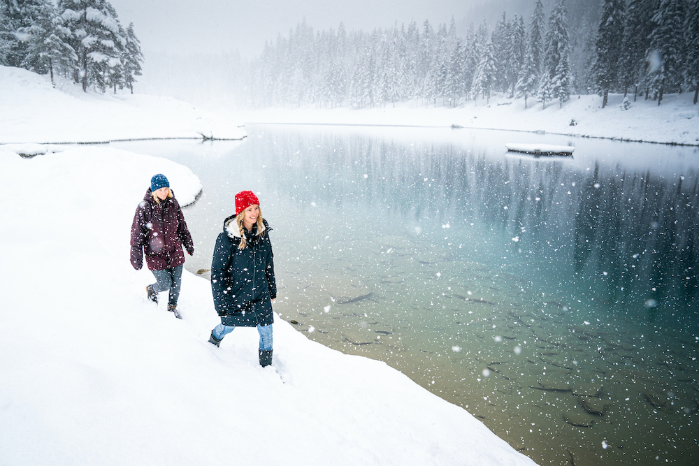 Caumasee Winterwanderung