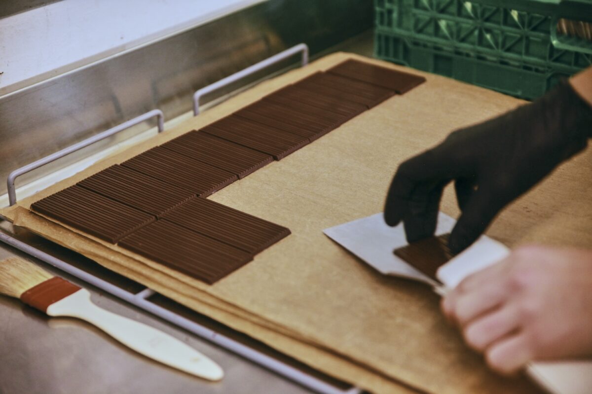 Schokolade verpacken