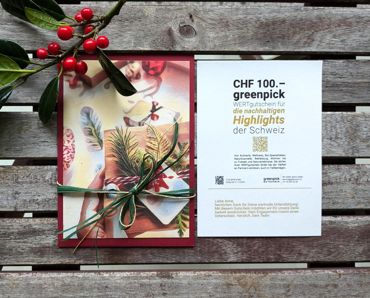 Greenpick-Wertgutschein